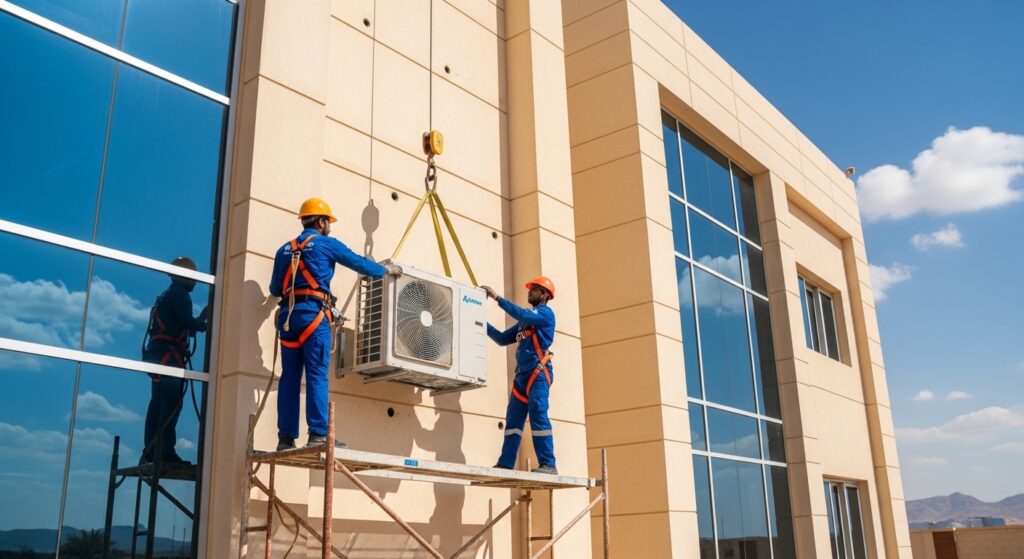 New AC installation in house
